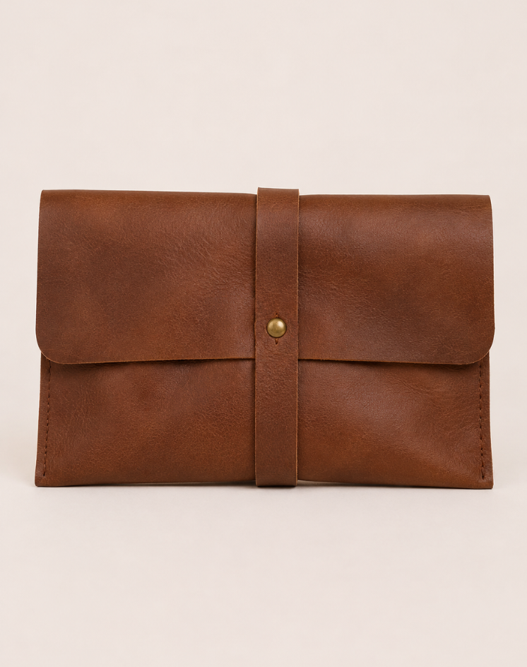 The Caroline <br> Leather Clutch