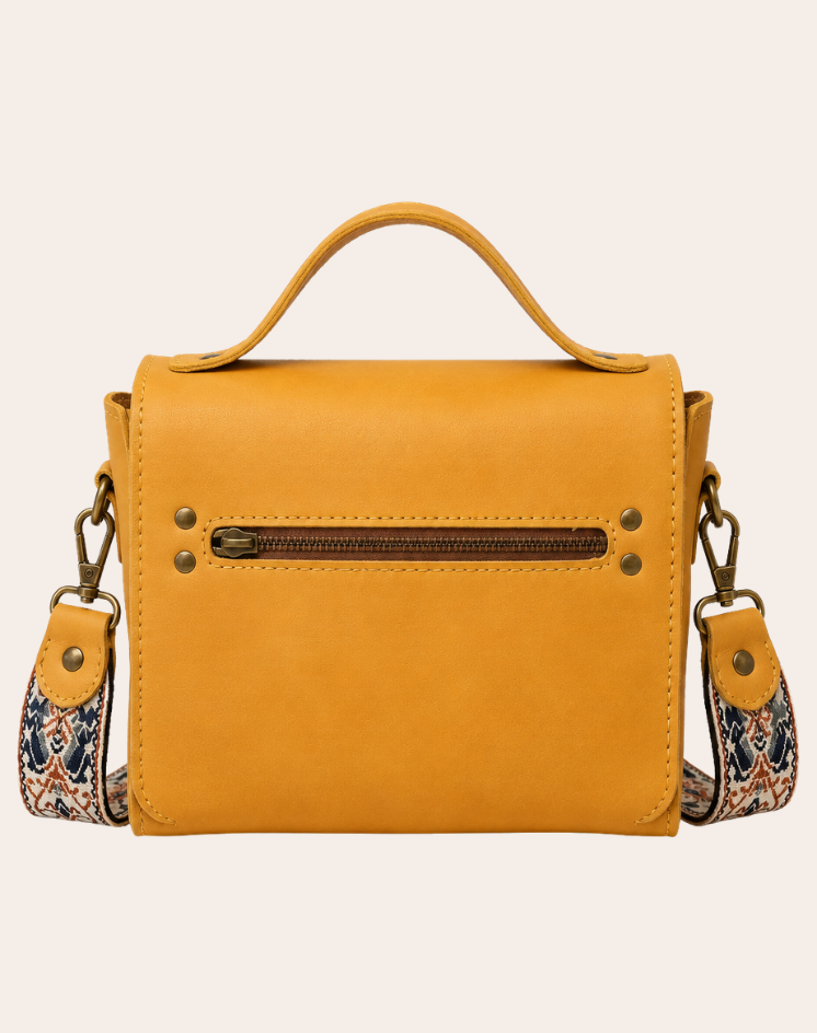 The Annalie <br> Mustard Yellow Satchel